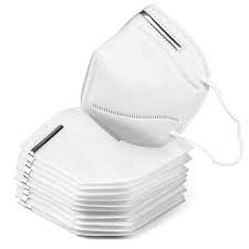Breathable N95 Dust Mask , N95 Air Mask Elastic Ear Loop Without Valve